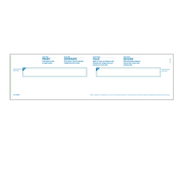 Laser Band - Pediatric Wristband 3" x 11"
